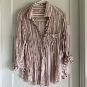 American Eagle lightweight oversized button-down L